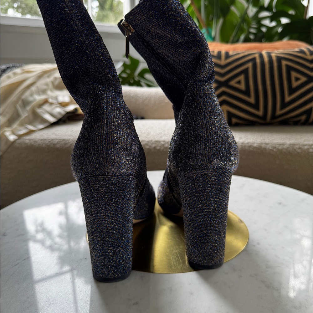 Sam Edelman blue sparkle boots size - Picture 5 of 5